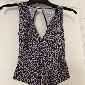 🐆 Vintage 90’s Leopard Bodysuit – Size S – Sexy & Versatile 🐆
